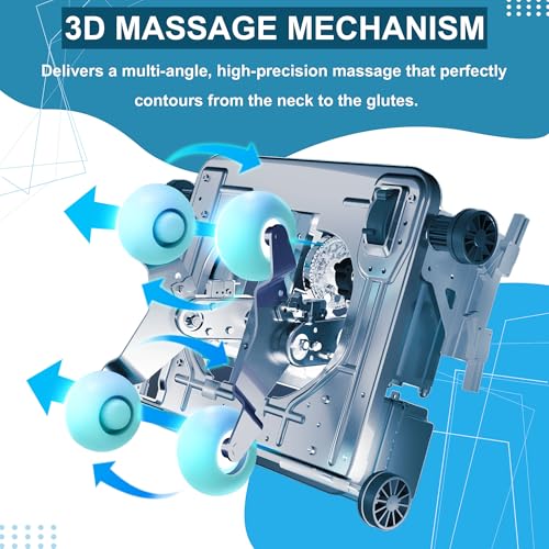 3D Massage Chair Full Body Zero Gravity Shiatsu Recliner with Heating SL Track B859814