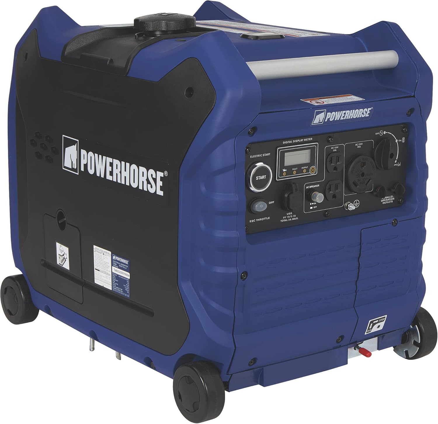 4500 Surge Watts 3500 Rated Watts Electric Start Inverter Generator Pack of 2 G41415