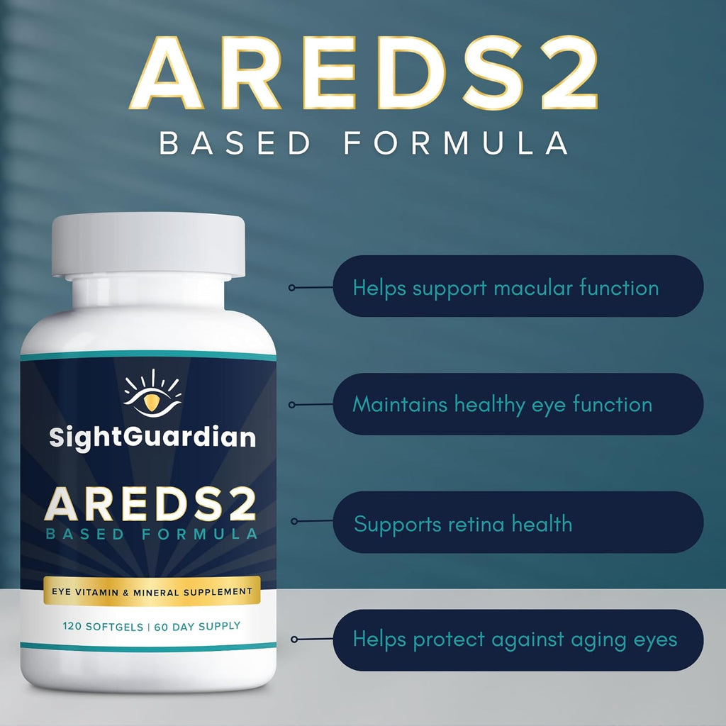 AREDS2 Based Eye Vitamin-Mineral Supplement (120 ct. 60 Day Supply) Low Zinc Formula A65903