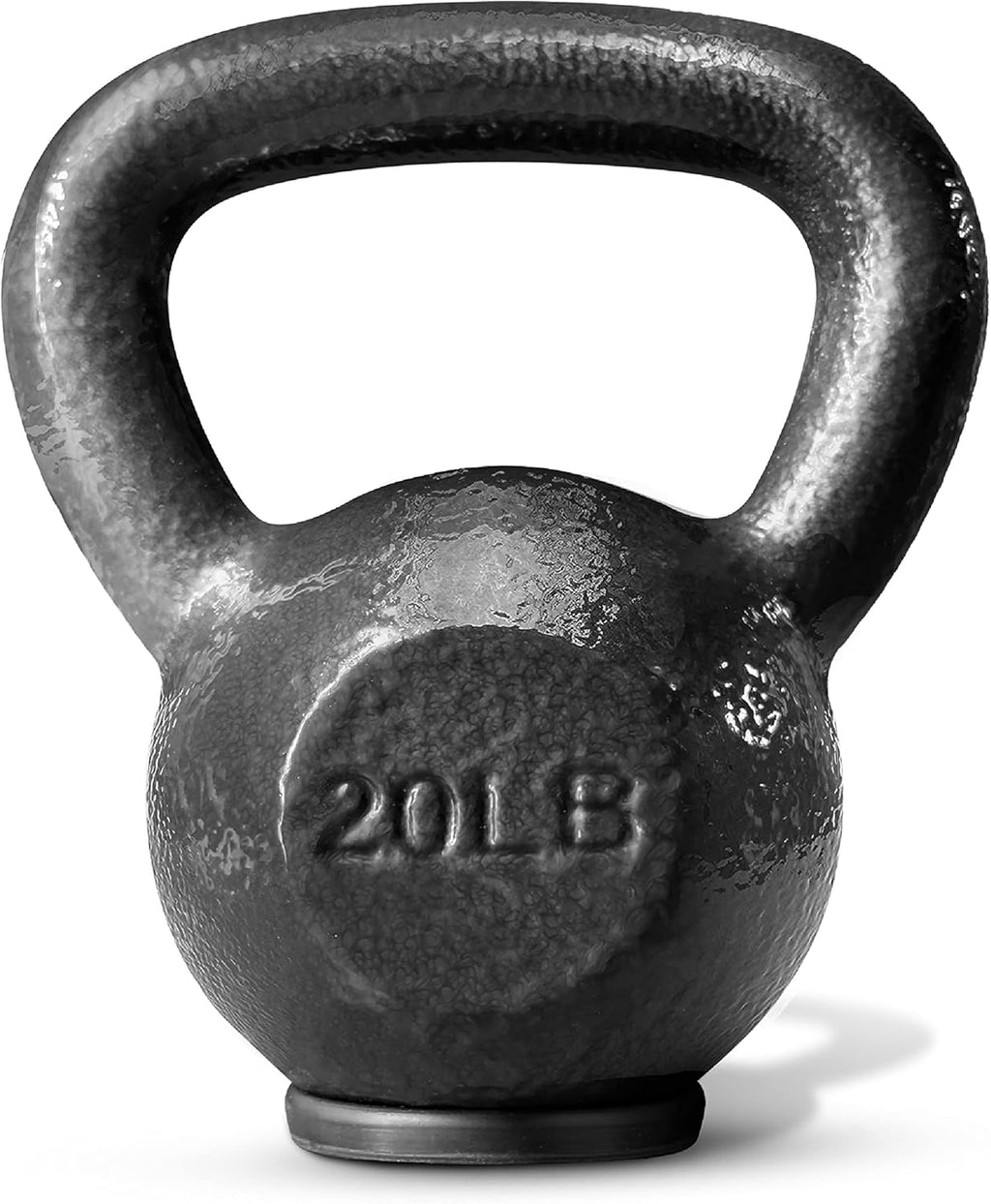 Solid Rubber Base Cast Iron Kettlebell Weights Set, Pack of 2 H388