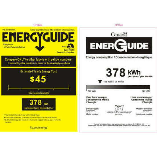7.2 Cu ft Refrigerator S76950