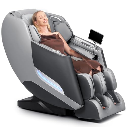 3D Massage Chair Full Body Zero Gravity Shiatsu Recliner with Heating SL Track B859814
