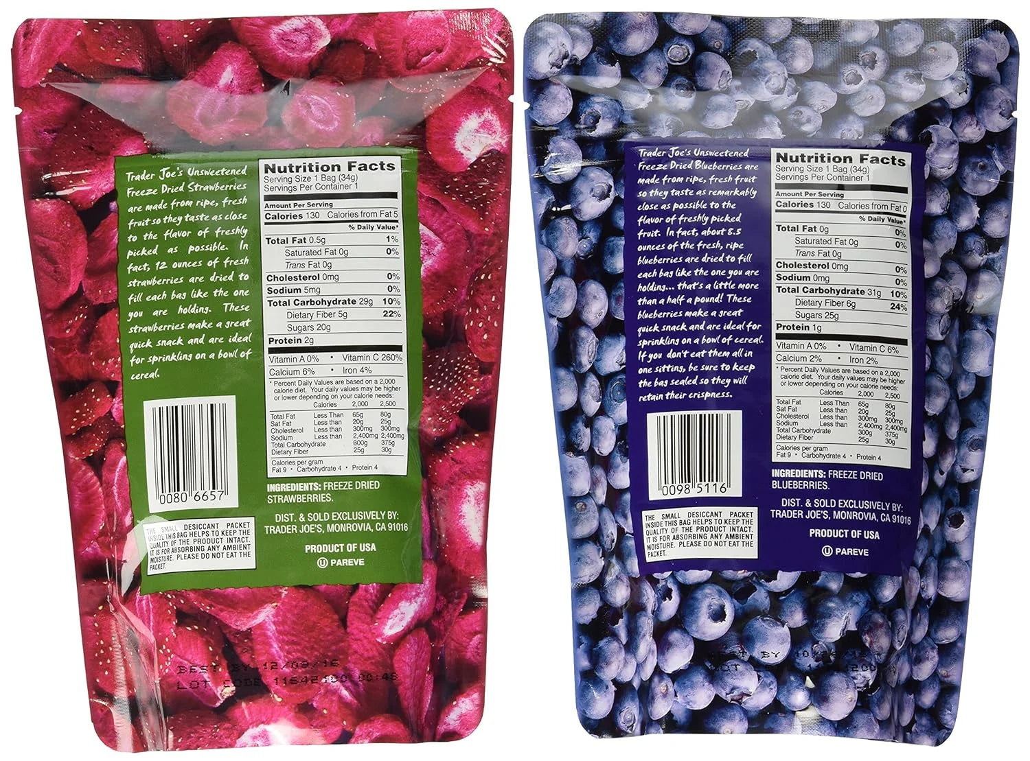 Freeze Dried Fruit Variety Pack D908348