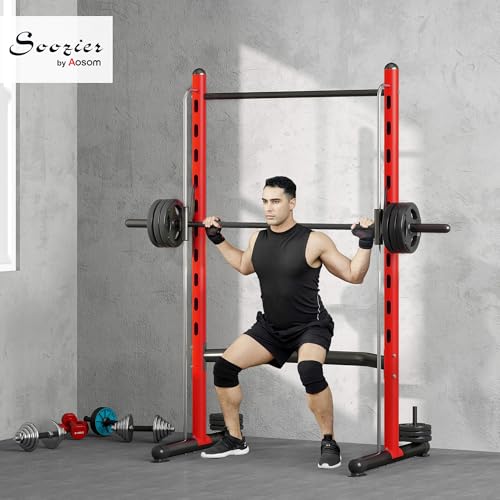 Adjustable Power Rack with Pull-Up Bar W2482