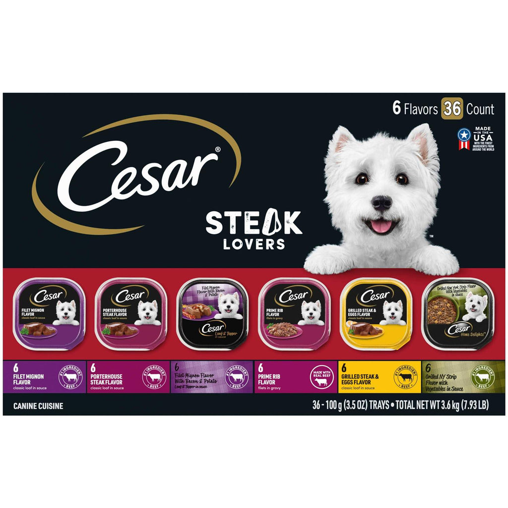 Steak Lovers Variety Pack Wet Dog Food S1433