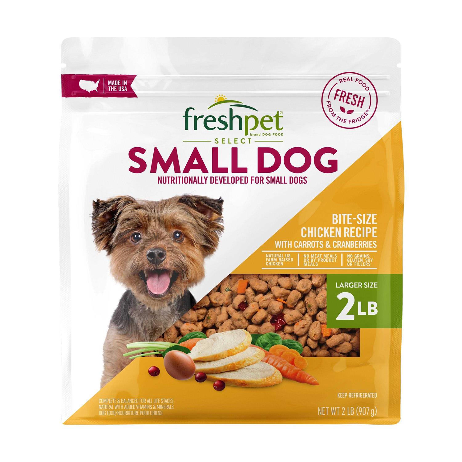 Small Dog Bite Sized Chicken Recipe Dog Food D8921