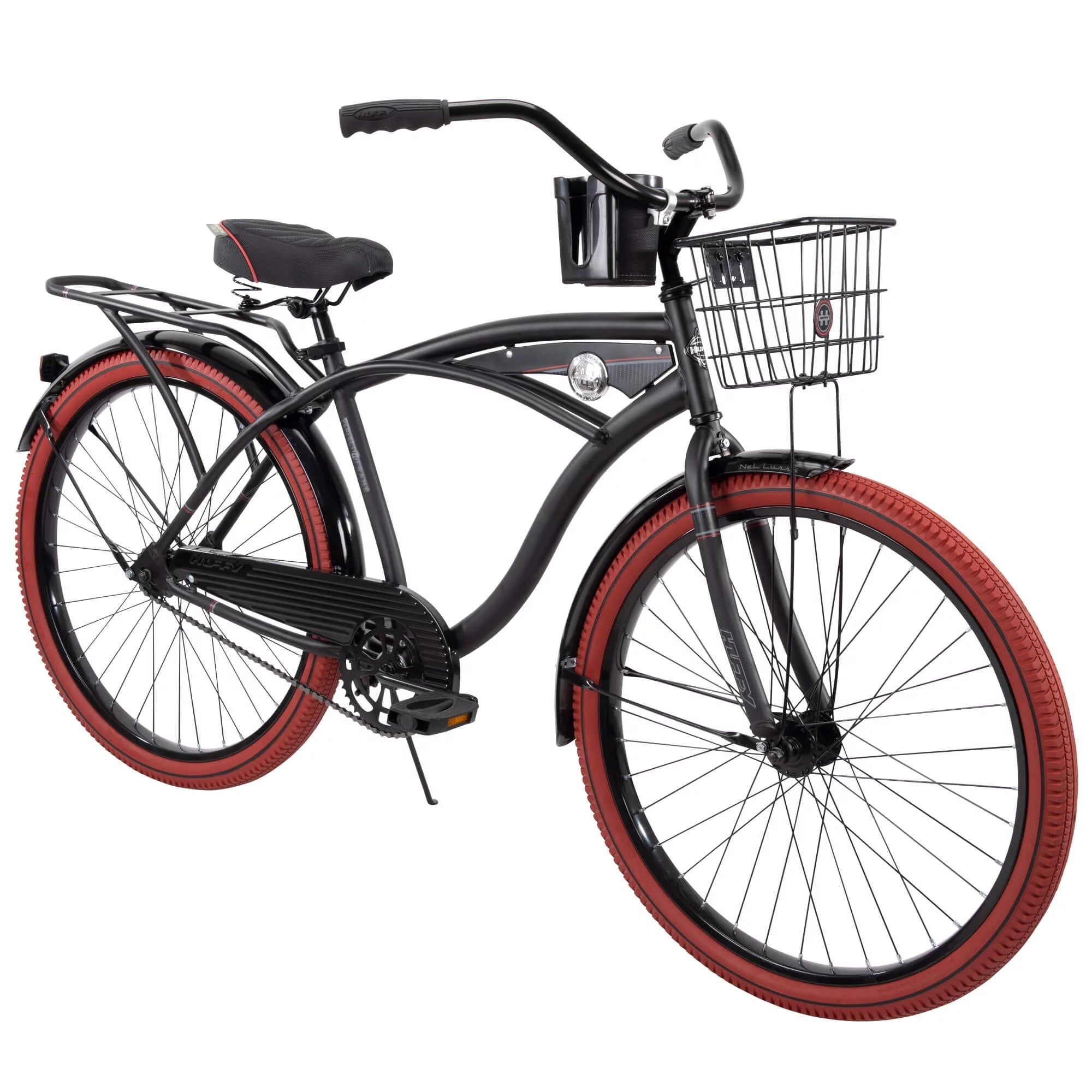 26" Matte Black Cruiser Bike S807848
