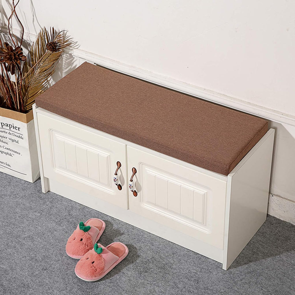 Non-Slip Tufted Padded Foam Rectangle Bench Cushion A5552