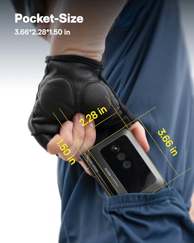 Mini Bike Tire Pump with Guage, 150PSI Portable Electric Bike Air Pump with Presta and Schrader Valve E226