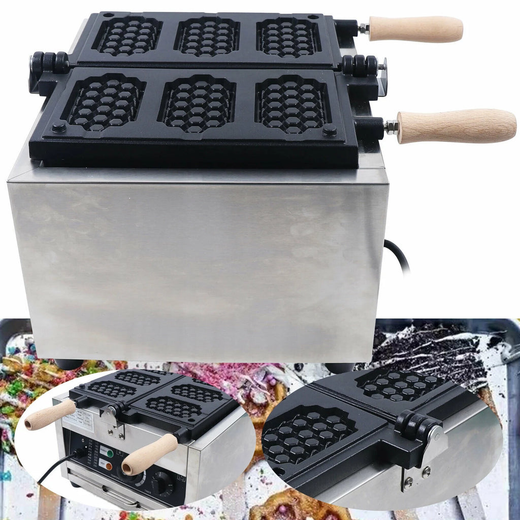 Nonstick Double Heating Electric Waffle Maker L48356
