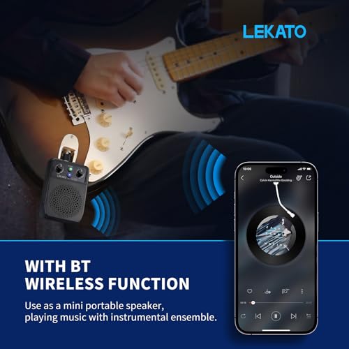 Mini Electric Guitar Amp 5W Bluetooth with Built-in 4 Effects Rechargeable H621