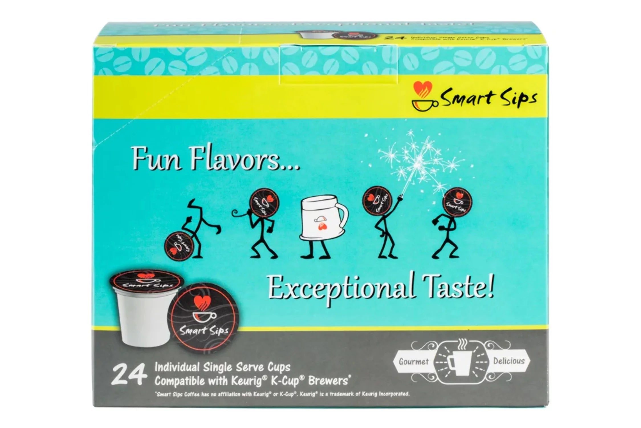 Decaf Pumpkin Spice Cinnamon Roll Gourmet Coffee Single Serve Pods E917