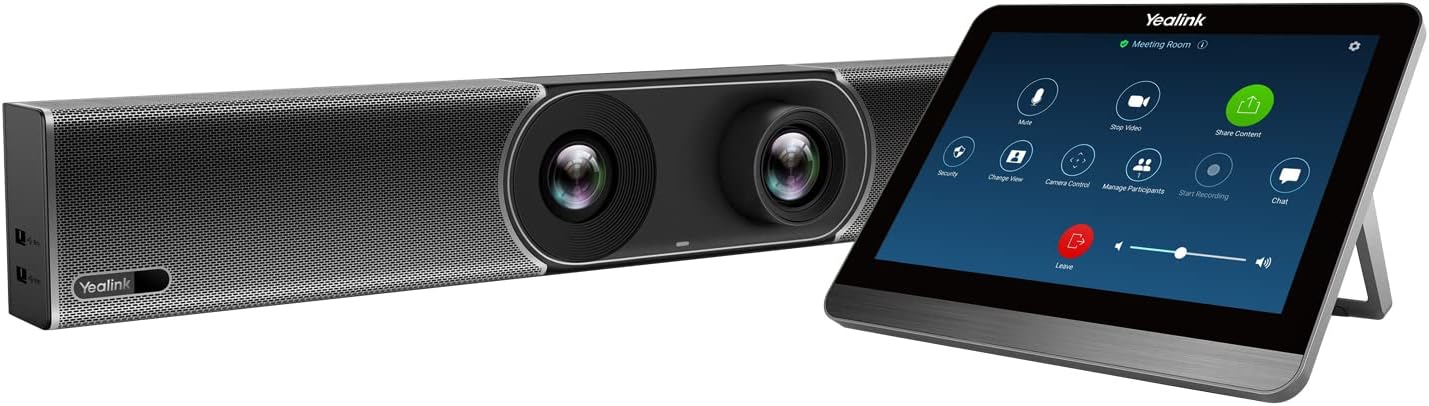 Wide Angle Webcam with 8 Microphones and Speakers M380709