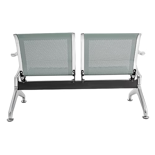 3 Seat Reception Chair Guest Bench (Blue) U901
