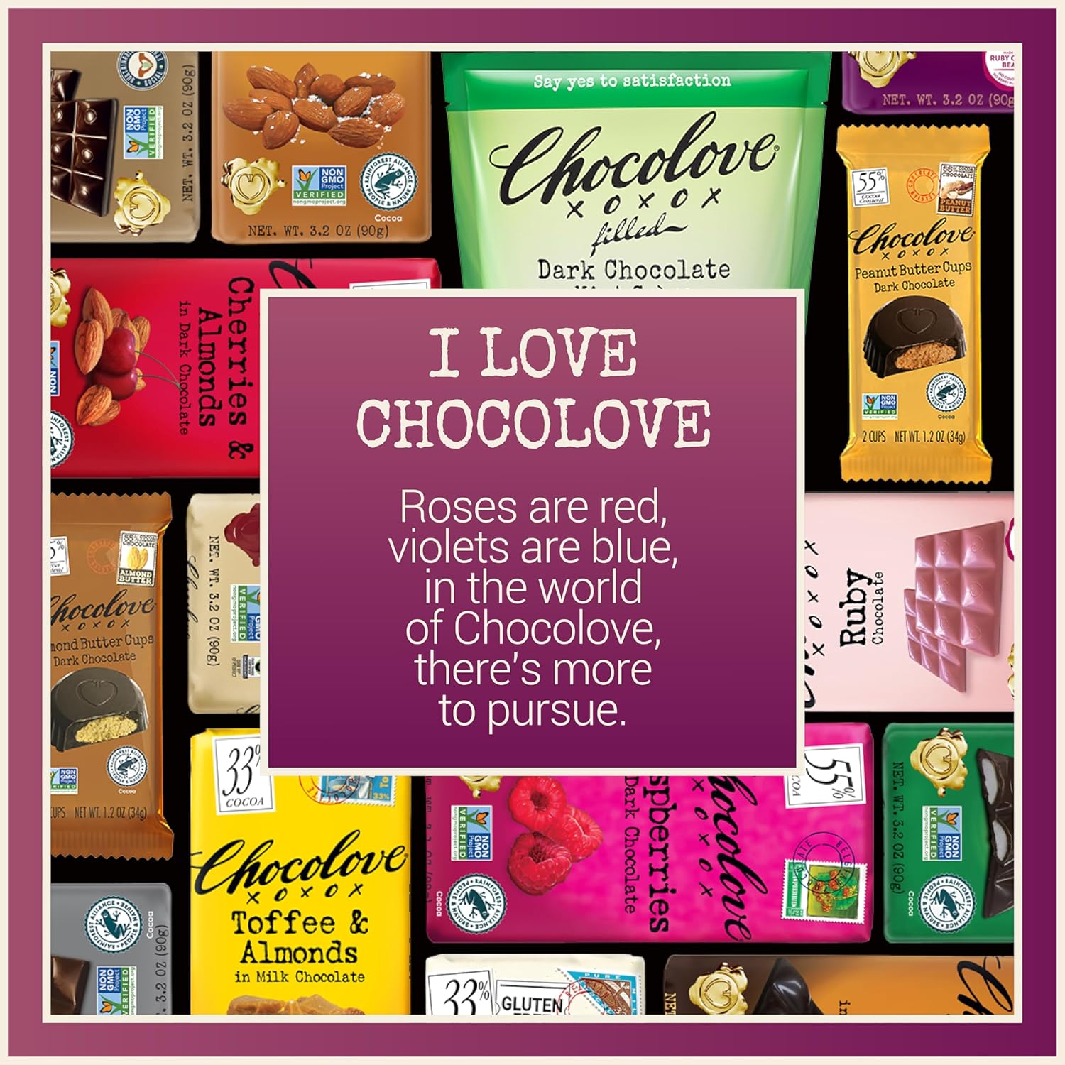 Ruby Chocolate with Passion Fruit Essence, 34% Cocoa, 3.2 oz Bar (10 Pack) Y5949