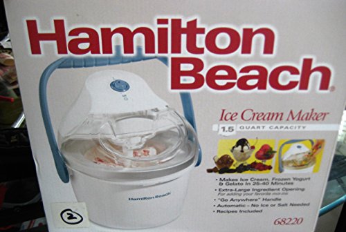 1.5-Quart Capacity Ice Cream Maker, White V509