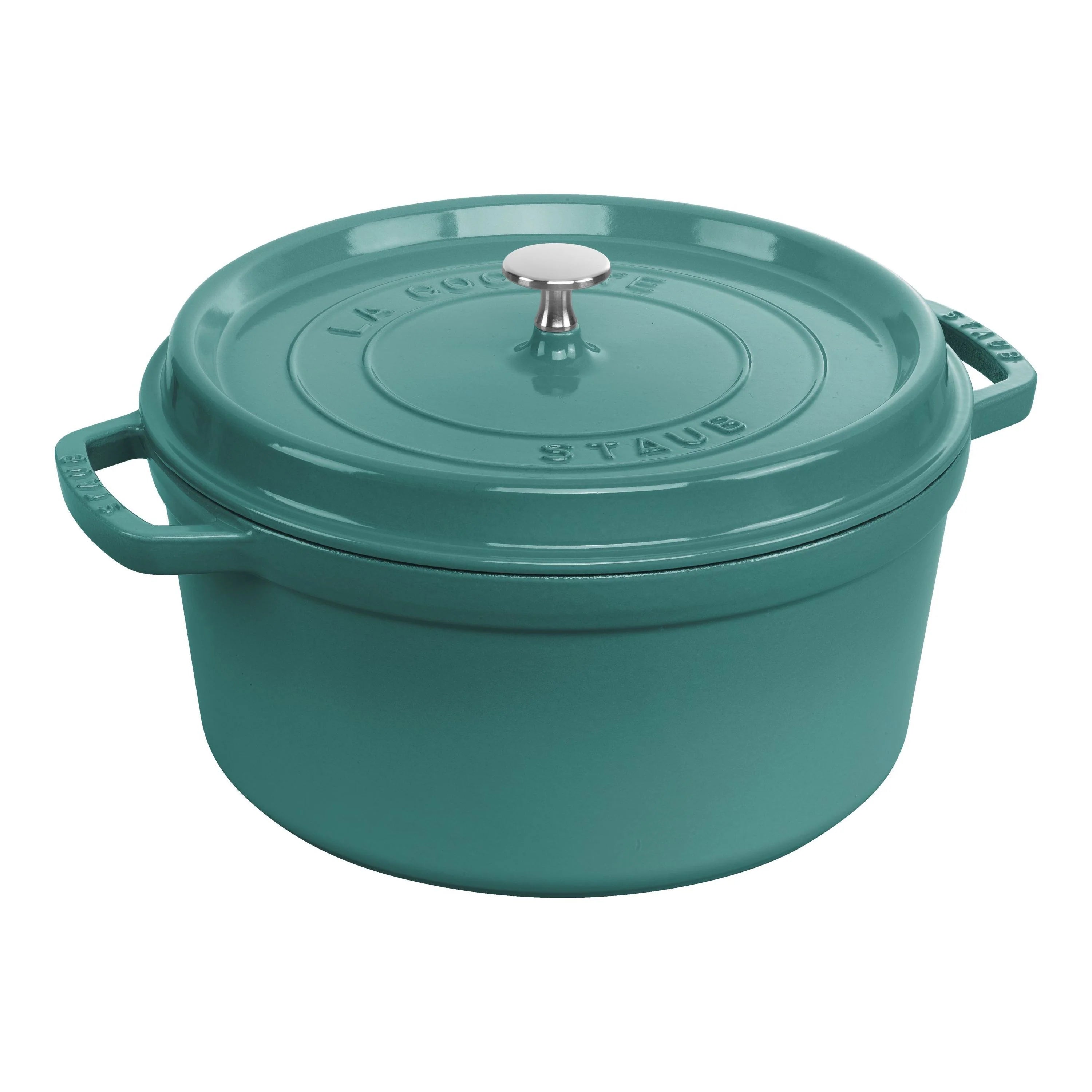 7 Qt. Cast Iron Dutch Oven in Turquoise C217