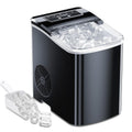 Black Portable Countertop Ice Maker Machine with Ice Scoop and Basket N839867