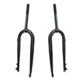 Steel Rigid Bike Fork 1" Threaded Disc Brake Steerer 215mm Z445242