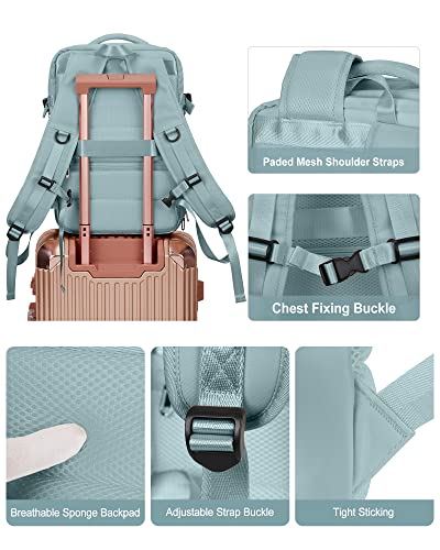 Blue Expandable Waterproof Laptop Backpack A14862