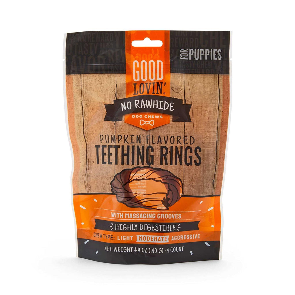 Pumpkin Flavored Puppy Teething Rings K9662