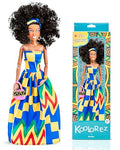 Black Vinyl Doll Set with Movable Joints N955