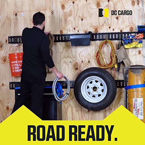 Retractable Ratchet Straps, 2 Pack (1 inch x 10 feet) - Black Ratchet Strap Tie Downs L9596