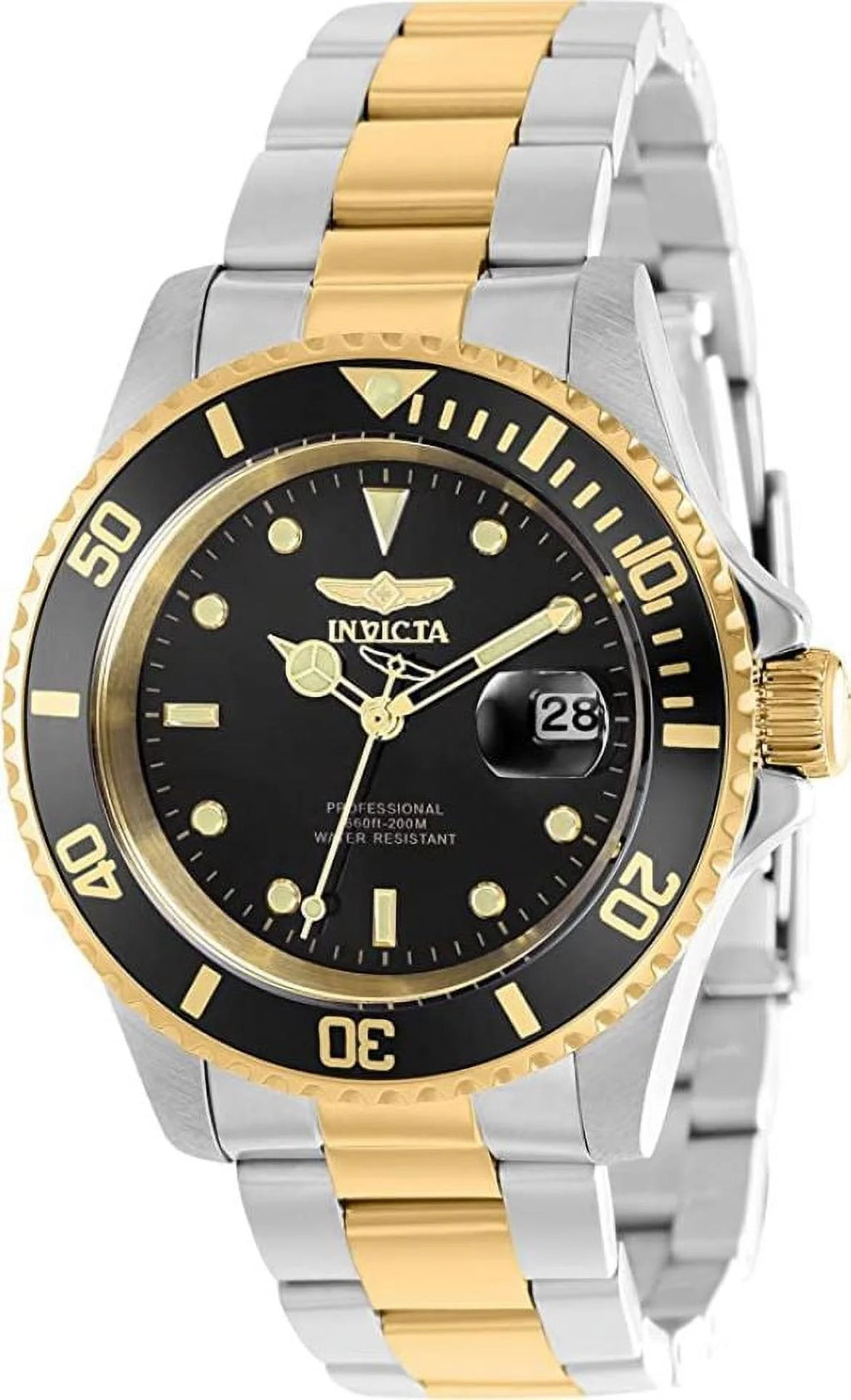 40mm Stainless Steel Black dial Quartz Watch X882