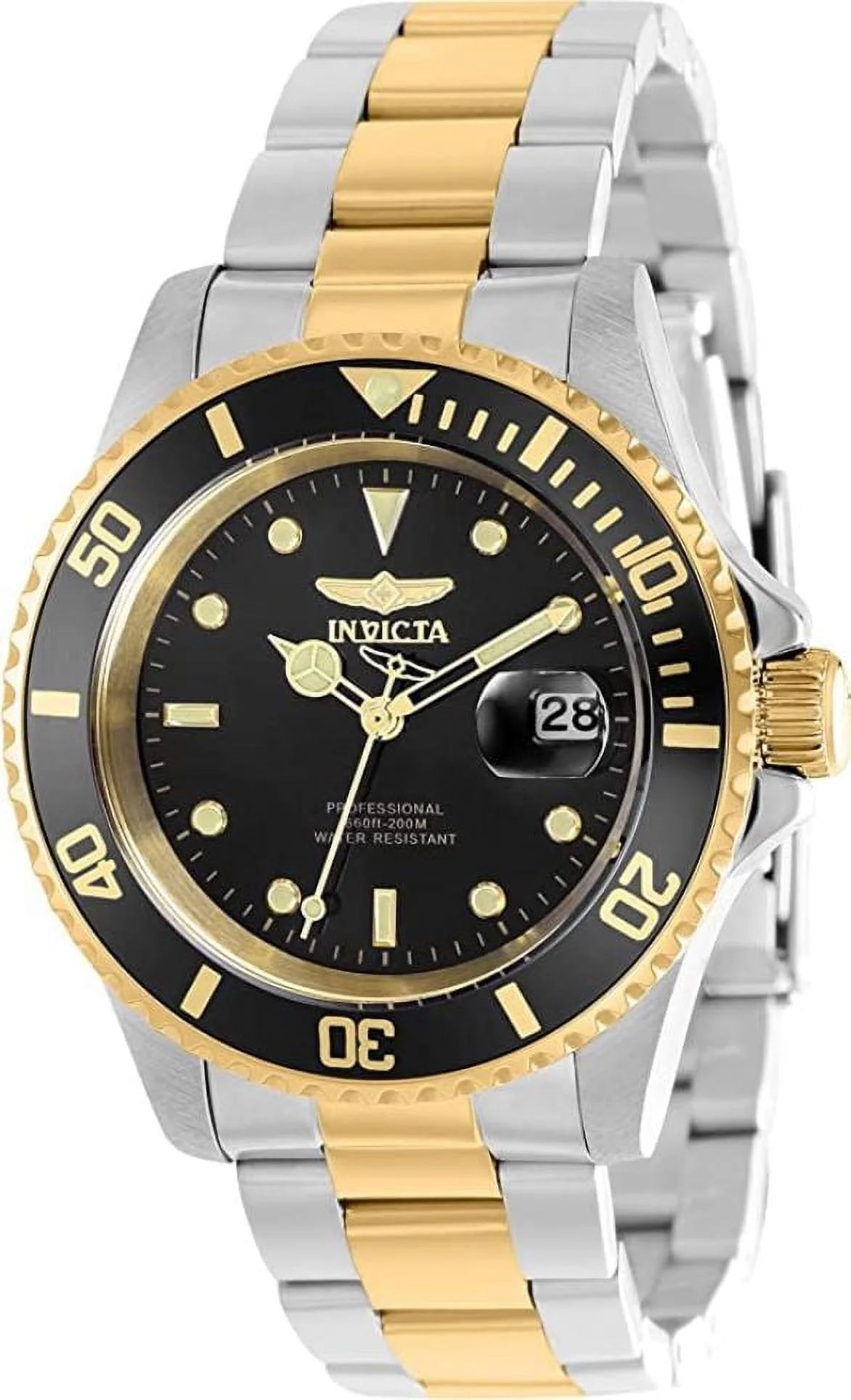 40mm Stainless Steel Black dial Quartz Watch X882