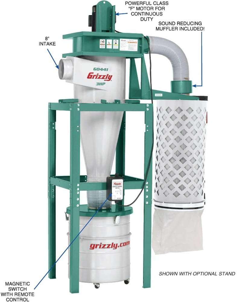 3 HP Cyclone Dust Collector O381382