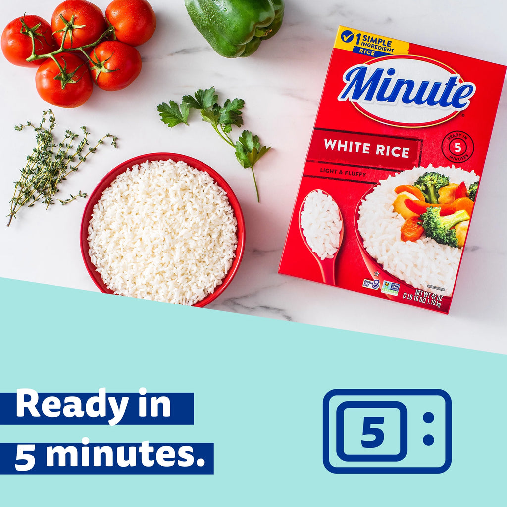 (6 pack) 42 oz Instant White Rice T244
