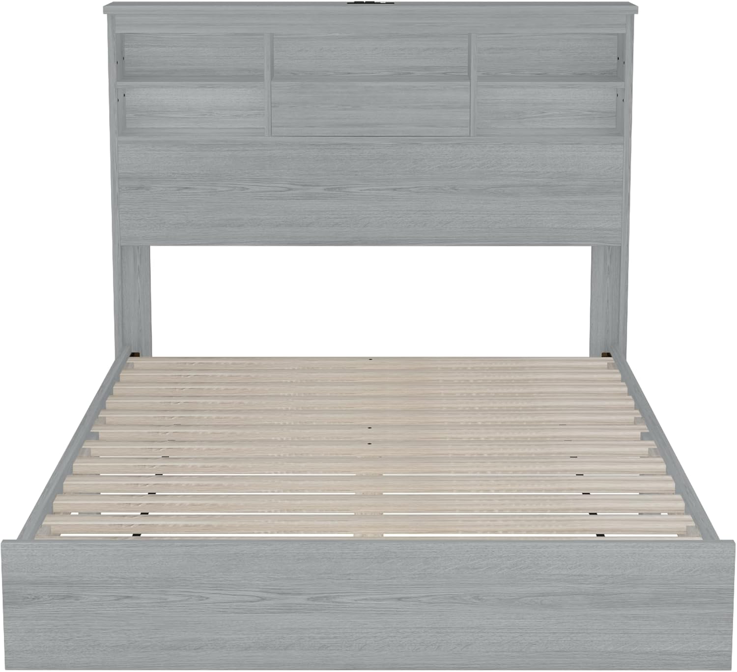 Queen Size Wooden Bed Frame with 2 Nightstands and 1 Dresser W366742