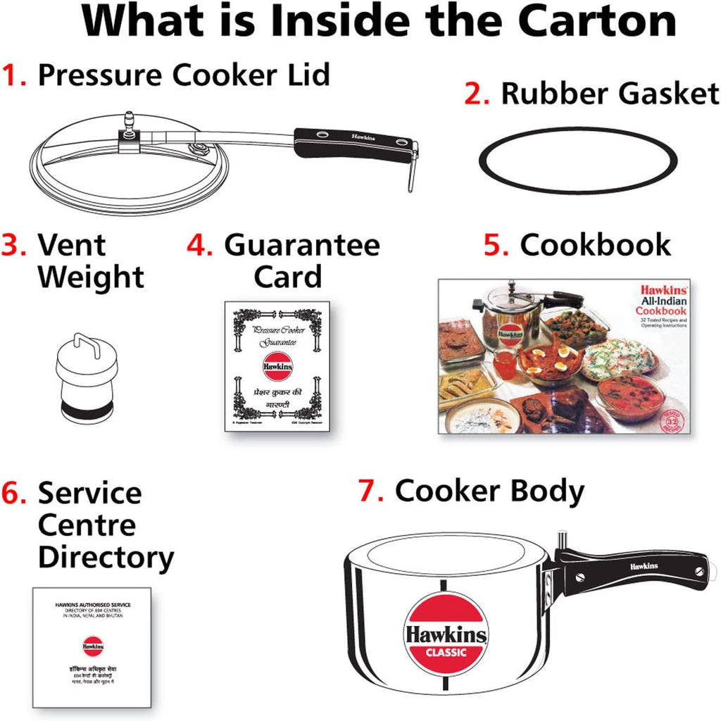 3 liter aluminum pressure cooker H5667