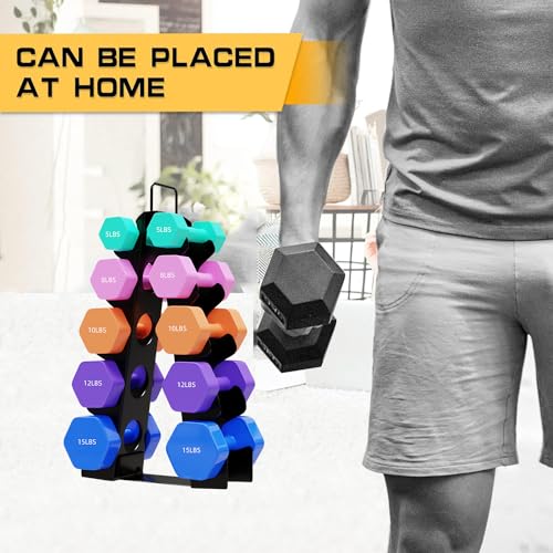 Compact A-Frame Dumbbell Rack I862