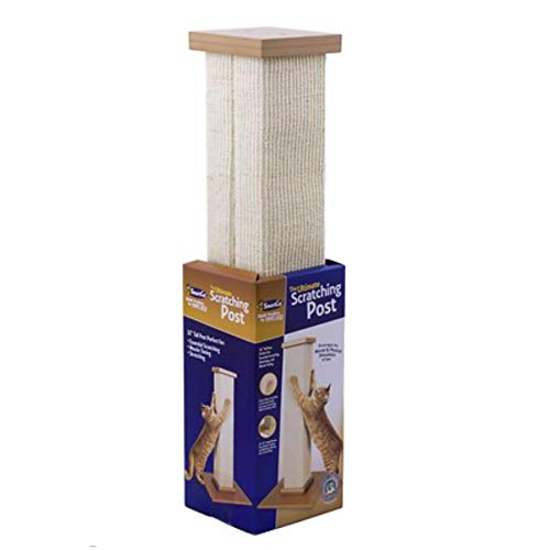 Beige Large 32 Inch Sisal Fiber Scratching Post N521592
