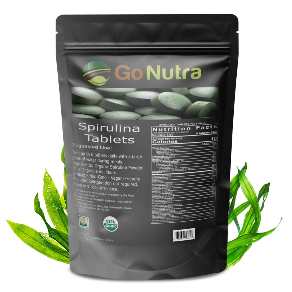 3000mg Spirulina Tablets, 720 Tablets F175