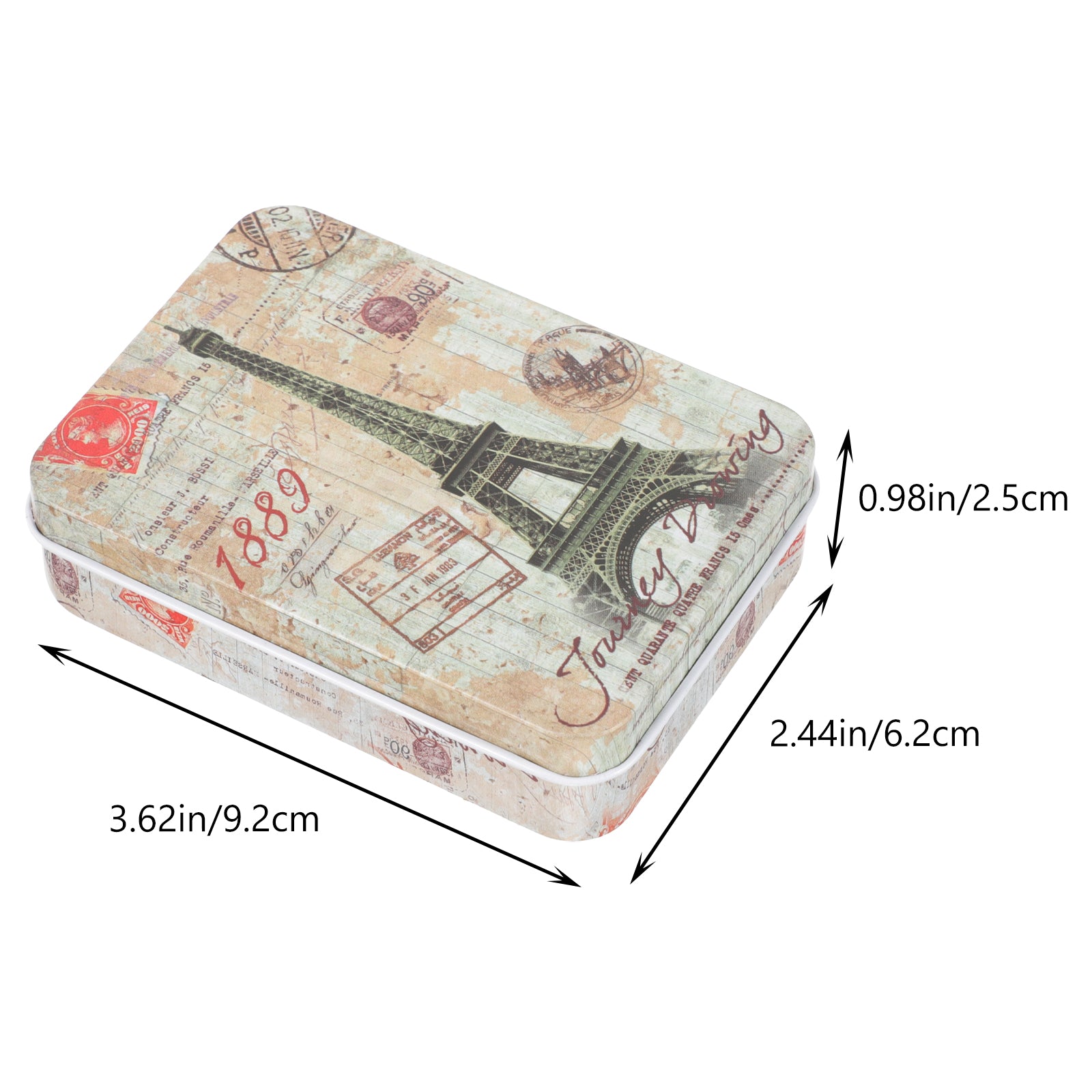 6 Pcs Clear Desktop Storage Boxes C363