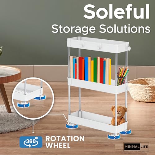 4 Tier Rolling Cart with Wheels H848