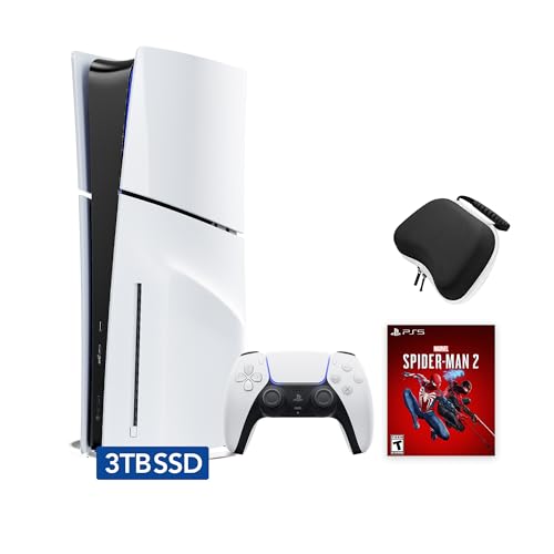 PlayStation 5 Slim White 3TB Disc Edition Gaming Console V702203