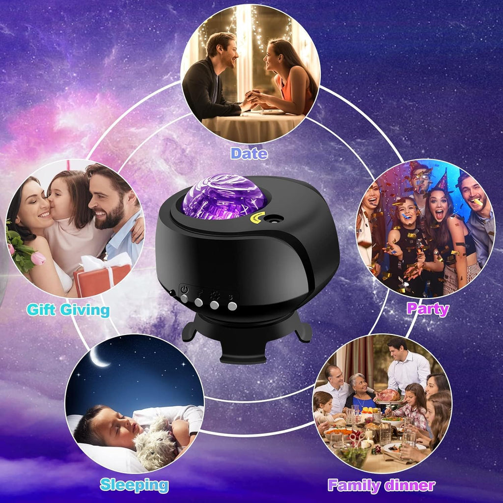 Galaxy Lights Projector with Changing Nebula and Galaxy Shapes N90913