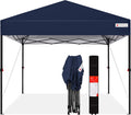 Blue 10x10ft Pop Up Canopy Tent with Wheeled Carry Case Y5825
