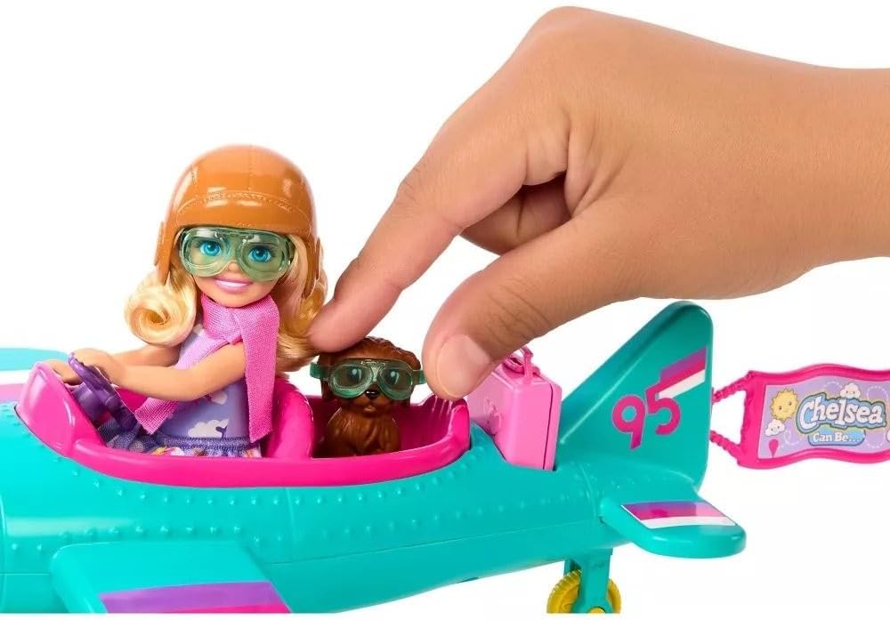 2-Seater Aircraft Playset with 7 Accessories M108