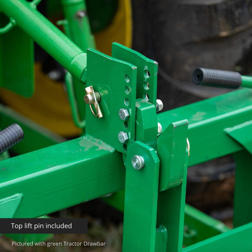 Tractor Drawbar with Suitcase Weight Brackets 2 Receiver CAT 1 3-Pt D626
