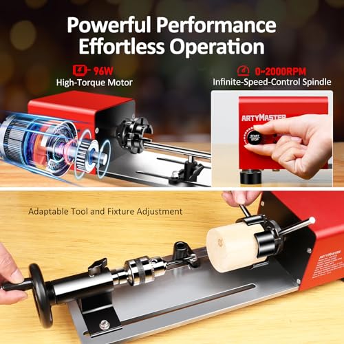 Mini Wood Lathe F7269