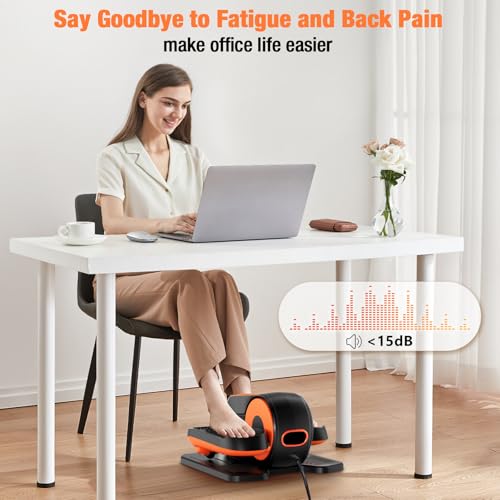 Ellipse Leg Exerciser with Remote, 15 Adjustable Speed, Quiet Elliptical Machine J46981