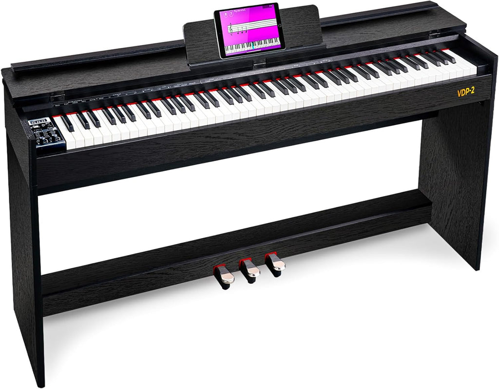 88 Keys Weighted Hammer Action Digital Piano with Furniture Stand F6717