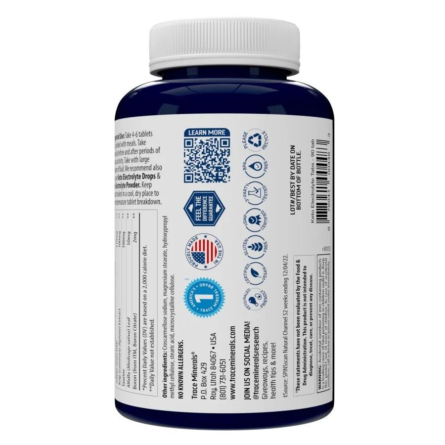 Keto Electrolyte Tablets, 15 Servings O579