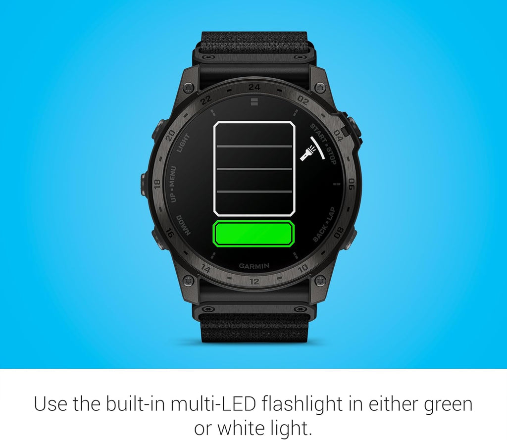 AMOLED GPS Smartwatch with Flashlight and TopoActive Mapping B109065