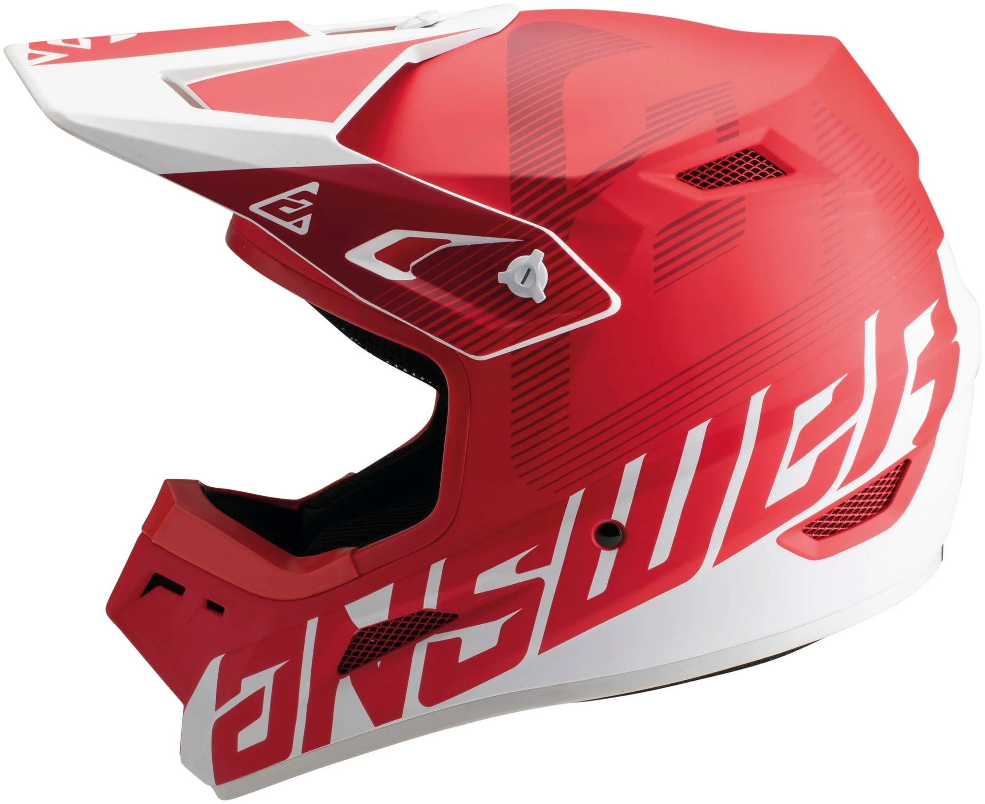 Red/White Offroad Helmet D450906