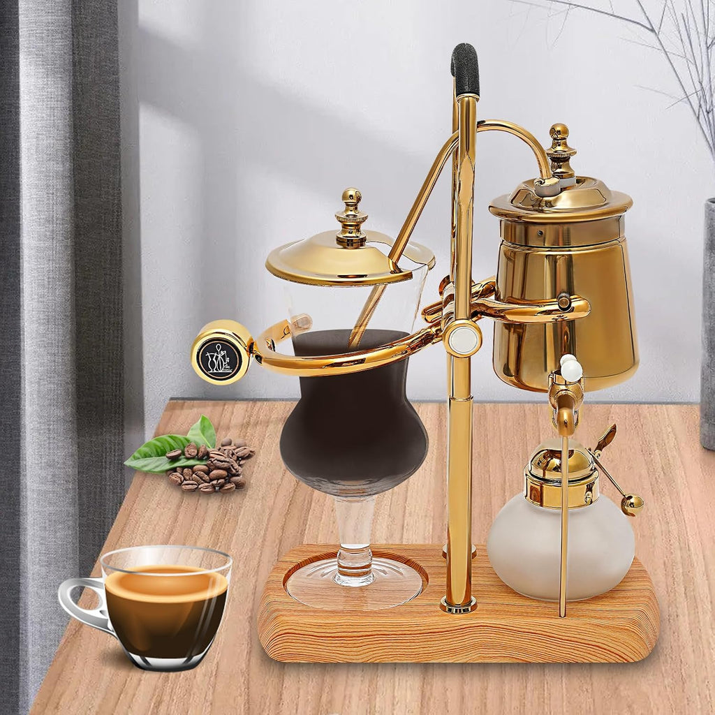 Gold Siphon Coffee Maker R9108